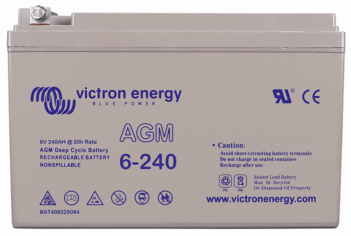 6V/240Ah AGM Deep Cycle Battery 1