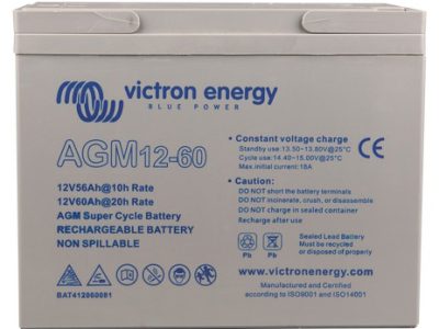 12V/60Ah AGM Deep Cycle Battery 1