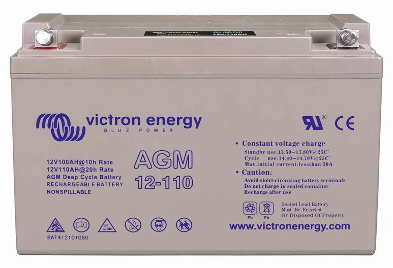 12V/110Ah AGM Deep Cycle Battery 1