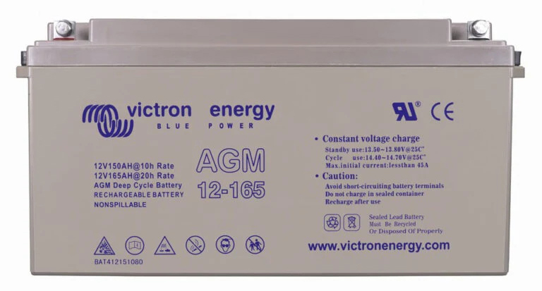 12V/165Ah AGM Deep Cycle Battery 1