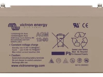 12V/90Ah AGM Deep Cycle Batt. (M6)