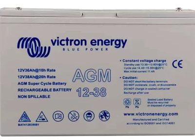 12V/38Ah  AGM Super Cycle Batt. (M5) 1