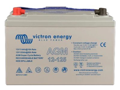 12V/125Ah AGM Super Cycle Batt. (M8)