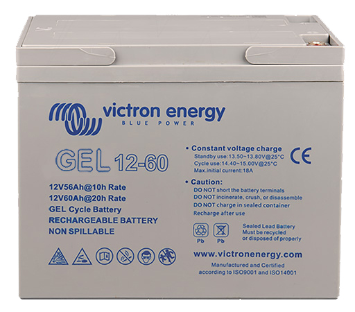 12V/60Ah Gel Deep Cycle Battery 1